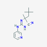 1-cyano-3-pyridin-3-yl-2-(2,4,4-trimethylpentan-2-yl)guanidine