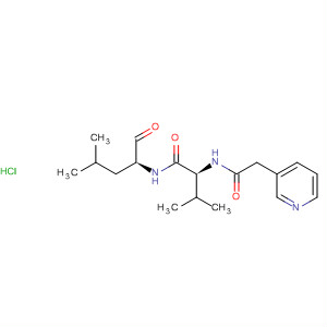 3-Pyridineacetamide,N-[(1S)-1-[[[(1S)-1-formyl-3-methylbutyl]amino]carbonyl]-2-methylpropyl]-, monohydrochloride