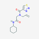 1,2,3-THIADIAZOLE-4-CARBOXAMIDE,N-[2-(CYCLOHEXYLAMINO)-2-OXOETHYL]-N-2-ALLYL-