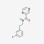 PYRAZINECARBOXAMIDE,N-[2-(3-FLUOROPHENYL)ETHYL]-