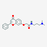 N-[3-(dimethylamino)propyl]-2-[(4-oxo-2-phenyl-4H-chromen-7-yl)oxy]acetamide