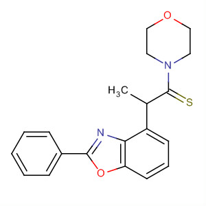 Morpholine, 4-[2-(2-phenyl-4-benzoxazolyl)-1-thioxopropyl]-