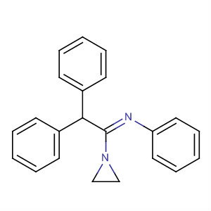 Aziridine, 1-[2,2-diphenyl-1-(phenylimino)ethyl]-, (Z)-