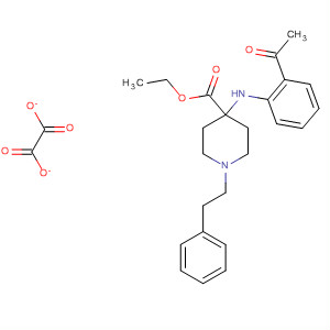 4-Piperidinecarboxylic acid, 4-(acetylphenylamino)-1-(2-phenylethyl)-,ethyl ester, ethanedioate (1:1)