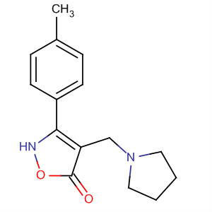 5(2H)-Isoxazolone, 3-(4-methylphenyl)-4-(1-pyrrolidinylmethyl)-