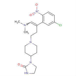 2-Imidazolidinone,1-[1-[3-(5-chloro-2-nitrophenyl)-4-(dimethylamino)-3-butenyl]-4-piperidinyl]-