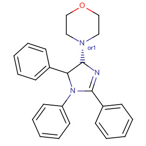 Morpholine, 4-(4,5-dihydro-1,2,5-triphenyl-1H-imidazol-4-yl)-, trans-