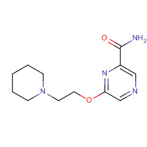 Pyrazinecarboxamide, 6-[2-(1-piperidinyl)ethoxy]-