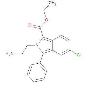 2H-Isoindole-1-carboxylic acid, 2-(2-aminoethyl)-5-chloro-3-phenyl-,ethyl ester