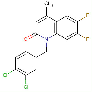 2(1H)-Quinolinone, 1-[(3,4-dichlorophenyl)methyl]-6,7-difluoro-4-methyl-