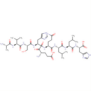 L-Histidine,L-alanyl-L-valyl-L-seryl-L-a-glutamyl-L-histidyl-L-glutaminyl-L-leucyl-L-leucyl-