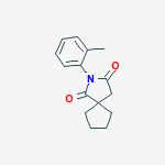 2-(2-METHYLPHENYL)-2-AZASPIRO[4.4]NONANE-1,3-DIONE