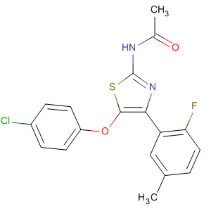 Acetamide,N-[5-(4-chlorophenoxy)-4-(2-fluoro-5-methylphenyl)-2-thiazolyl]-