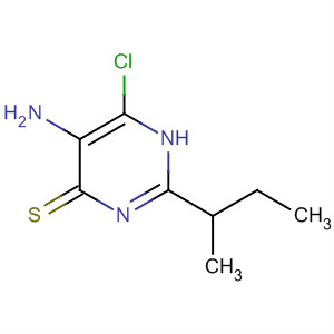 4(1H)-Pyrimidinethione, 5-amino-6-chloro-2-(1-methylpropyl)-