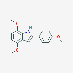 4,7-dimethoxy-2-(4-methoxyphenyl)-1H-indole