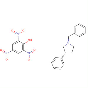Pyrrolidine, 3-phenyl-1-(phenylmethyl)-, (R)-, compd. with2,4,6-trinitrophenol (1:1)