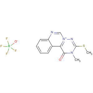 [1,2,4]Triazino[1,6-c]quinazolin-5-ium,1,2-dihydro-2-methyl-3-(methylthio)-1-oxo-, tetrafluoroborate(1-)