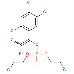 Phosphoric acid, 2-bromo-2-chloro-1-(2,4,5-trichlorophenyl)ethenylbis(2-chloroethyl) ester