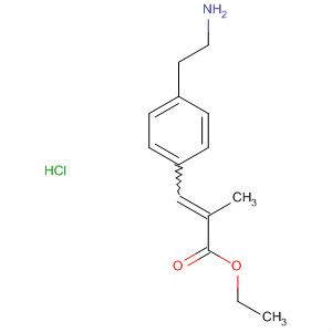 2-Propenoic acid, 3-[4-(2-aminoethyl)phenyl]-2-methyl-, ethyl ester,hydrochloride