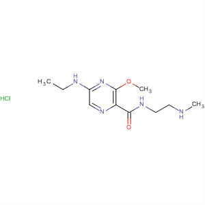 Pyrazinecarboxamide,5-(ethylamino)-3-methoxy-N-[2-(methylamino)ethyl]-, hydrochloride