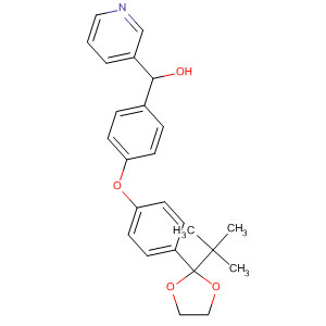3-Pyridinemethanol,a-[4-[4-[2-(1,1-dimethylethyl)-1,3-dioxolan-2-yl]phenoxy]phenyl]-