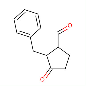 Cyclopentanecarboxaldehyde, 3-oxo-2-(phenylmethyl)-
