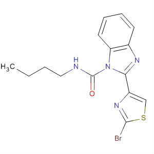 1H-Benzimidazole-1-carboxamide, 2-(2-bromo-4-thiazolyl)-N-butyl-