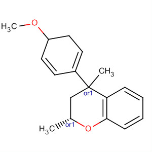 2H-1-Benzopyran, 3,4-dihydro-4-(4-methoxyphenyl)-2,4-dimethyl-,trans-