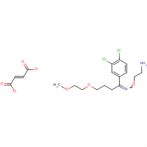 1-Butanone, 1-(3,4-dichlorophenyl)-4-(2-methoxyethoxy)-,O-(2-aminoethyl)oxime, (2E)-2-butenedioate (1:1)