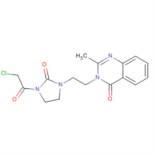 2-Imidazolidinone,1-(chloroacetyl)-3-[2-(2-methyl-4-oxo-3(4H)-quinazolinyl)ethyl]-