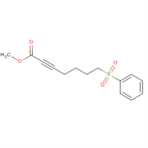 2-Heptynoic acid, 7-(phenylsulfonyl)-, methyl ester