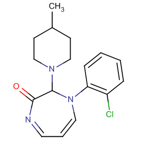 3H-Pyrido[2,3-e]-1,4-diazepin-3-one,1-(2-chlorophenyl)-1,2,4,5-tetrahydro-4-methyl-