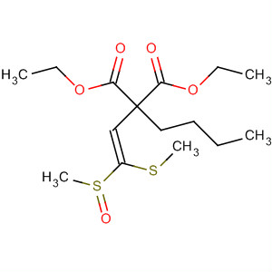 Propanedioic acid, butyl[2-(methylsulfinyl)-2-(methylthio)ethenyl]-,diethyl ester, (E)-
