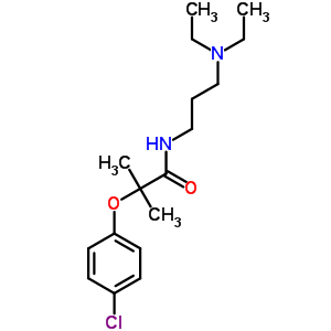 2-(4-chlorophenoxy)-N-[3-(diethylamino)propyl]-2-methylpropanamide