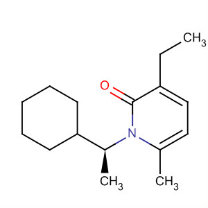 2(1H)-Pyridinone, 1-(1-cyclohexylethyl)-3-ethyl-6-methyl-, (S)-