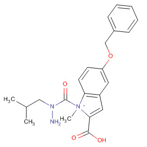1H-Indole-2-carboxylic acid, 1-methyl-5-(phenylmethoxy)-,2-(2-methylpropyl)hydrazide