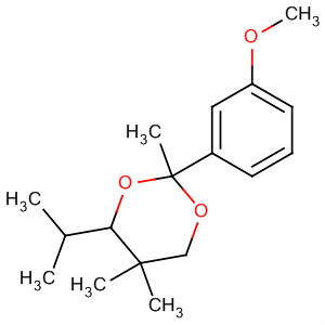 1,3-Dioxane, 2-(3-methoxyphenyl)-2,5,5-trimethyl-4-(1-methylethyl)-
