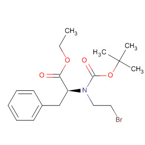 L-Phenylalanine, N-(2-bromoethyl)-N-[(1,1-dimethylethoxy)carbonyl]-,ethyl ester