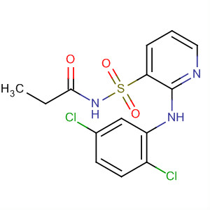 Propanamide, N-[[2-[(2,5-dichlorophenyl)amino]-3-pyridinyl]sulfonyl]-