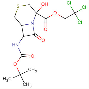 4-Thia-1-azabicyclo[4.2.0]octane-2-carboxylic acid,7-[[(1,1-dimethylethoxy)carbonyl]amino]-2-hydroxy-8-oxo-,2,2,2-trichloroethyl ester