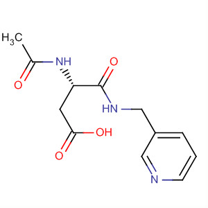 Butanoic acid, 3-(acetylamino)-4-oxo-4-[(3-pyridinylmethyl)amino]-, (S)-