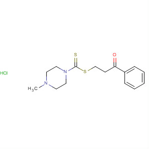 1-Piperazinecarbodithioic acid, 4-methyl-, 3-oxo-3-phenylpropyl ester,monohydrochloride