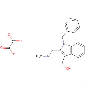 1H-Indole-3-methanol, a-[(methylamino)methyl]-1-(phenylmethyl)-,ethanedioate (salt)