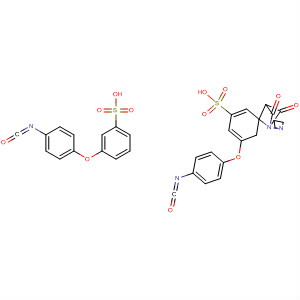 Benzenesulfonic acid,2,2'-(2,4-dioxo-1,3-diazetidine-1,3-diyl)bis[5-(4-isocyanatophenoxy)-