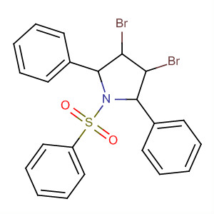 Pyrrolidine, 3,4-dibromo-2,5-diphenyl-1-(phenylsulfonyl)-