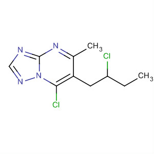 [1,2,4]Triazolo[1,5-a]pyrimidine, 7-chloro-6-(2-chlorobutyl)-5-methyl-