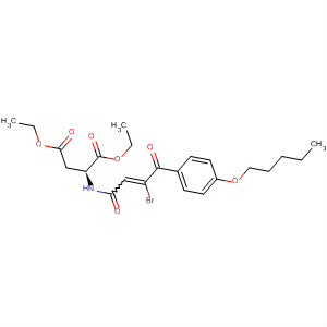 L-Aspartic acid,N-[3-bromo-1,4-dioxo-4-[4-(pentyloxy)phenyl]-2-butenyl]-, diethyl ester