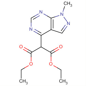 Propanedioic acid, (1-methyl-1H-pyrazolo[3,4-d]pyrimidin-4-yl)-, diethylester