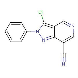 2H-Pyrazolo[4,3-c]pyridine-7-carbonitrile, 3-chloro-2-phenyl-