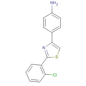 Benzenamine, 4-[2-(2-chlorophenyl)-4-thiazolyl]-